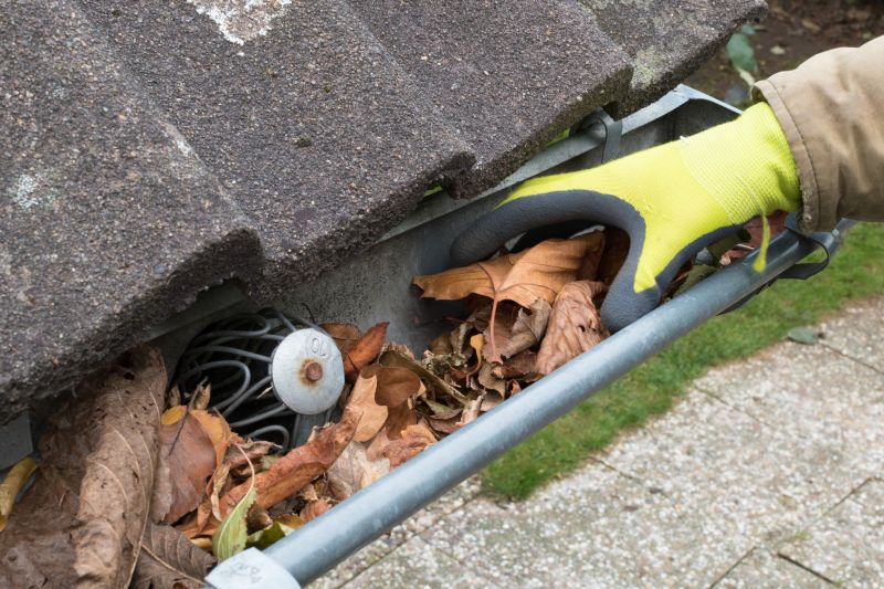 Gutter Cleaning Process